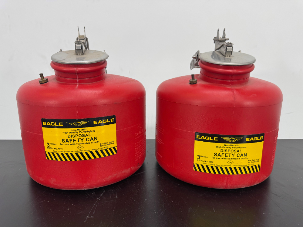 Image of Eagle 3 Gallon Disposal Safety Cans - Quantity 2